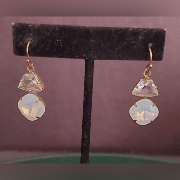Sorrelli Antique Gold  Earrings with Opalescent Stones - Picture 1 of 7